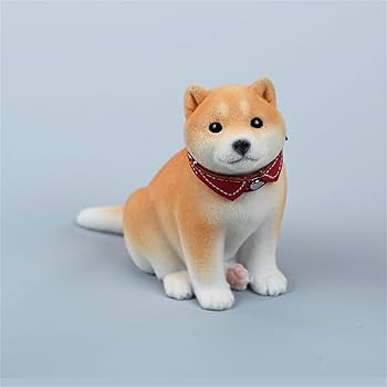 Amazon.co.jp: BACALYSO | JXK 1/12 サイズ 柴犬 フィギュア